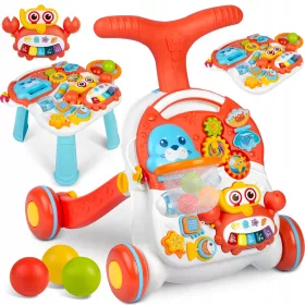  WALKER PUSH INTERAKTIVER BILDUNGSTISCH 5 IN 1
