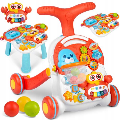  WALKER PUSH INTERAKTIVER BILDUNGSTISCH 5 IN 1