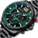  Curren Herrenuhr, Quarz, Chronograph, Stahldatum