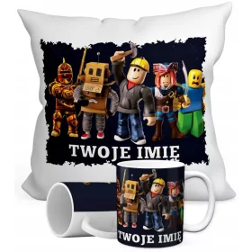 ROBLOX SUPER GESCHENKSET BECHER + KISSEN + NAME