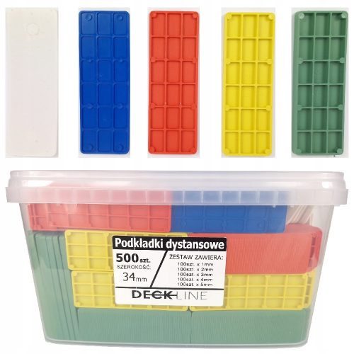 PVC Deckline Fensterbankabdeckungen 3,4 x 10 cm 500 Stk.