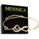  MENNICA BYDGOSKA Infinity-Herz-Armband in Gold