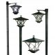  LED-ONE Einbau-Solarlampe, schwarz, 150 cm, 4 Stk.