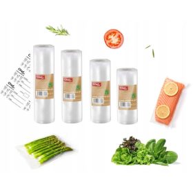  ChefOne Folie für einen Vakuumierer, 4 Rollen