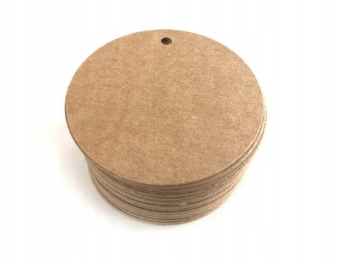 100 Stück ECO-Kraftpapieretiketten, Hängeetiketten