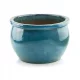  Polnix Blumentopf 28 cm x 28 x 16 cm Durchmesser 28 cm Keramik in Grüntönen