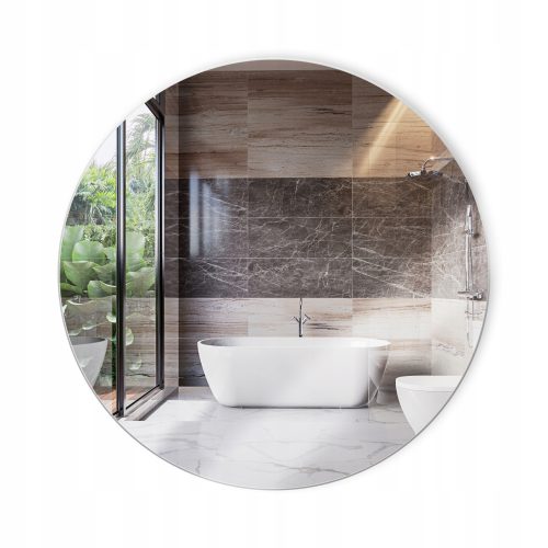 Badezimmerspiegel Framado Wandspiegel, Kreis 500 x 500 mm