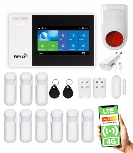  Huxgo HXA007 4G B WS R9 Alarmanlage Wireless GSM WiFi