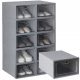  4convy Schuhschrank 22,5 x 14 x 32 cm Grautöne