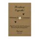  SILBERNES SCHNUR-ARMBAND-FREUNDE-PUZZLE