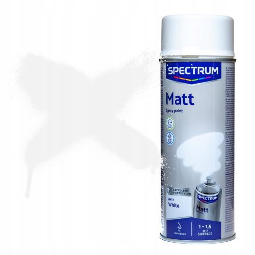 Matte Sprühfarbe 400 ml weiß