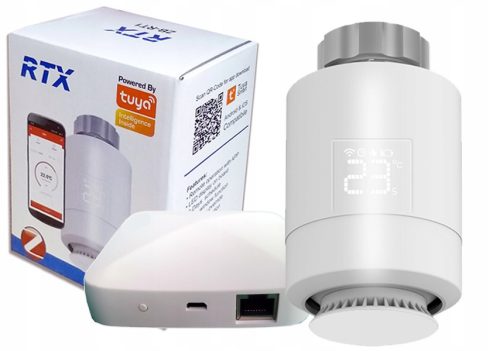 Executive-Elemente – Smart Home Kopfthermostat + ZigBee LAN Gateway TUYA SET1
