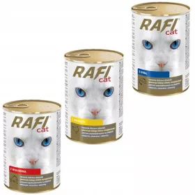  RAFI CAT KATZENFUTTER GESCHMACKSMIX 24x415g DOLINA