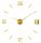 Uhr für zu Hause MAMDIY goldene Wanduhr 130 cm