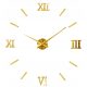 Uhr für zu Hause MAMDIY goldene Wanduhr 130 cm