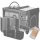  Reisebett Lionelo 65 x 125 cm in den Farben Grau und Silber + WICKELDECKE AUS BAMBOO LIONELO BAMBOO windel