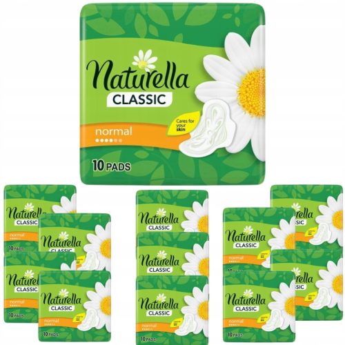  Naturella Classic Normal Kamille Damenbinden mit Flügeln 10 Stk.