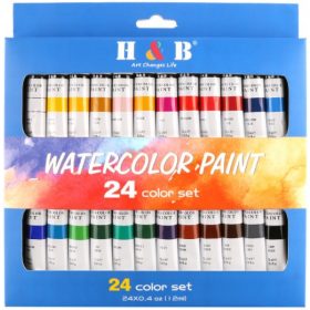  H & B Aquarellfarben 24 Stk.