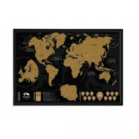  DELUXE-SET: KARTE MIT GOLDRAHMEN