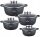  Zilner Premium Aluminium Topfset, 8-tlg.