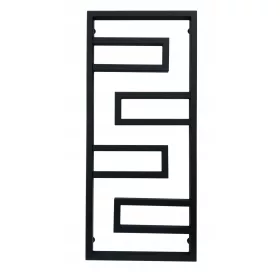  Wasserbadheizkörper Scarlet 572 W 530 x 1200 mm schwarz