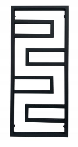  Wasserbadheizkörper Scarlet 572 W 530 x 1200 mm schwarz