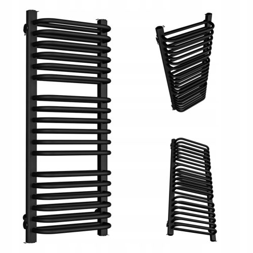  Wasserbadheizkörper MC 1180 W 500 x 1580 mm schwarz