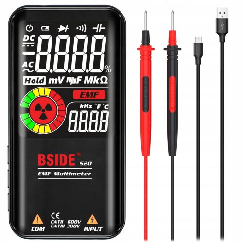 EMF-MESSGERÄT INTELLIGENTES MULTIMETER 2IN1 BSIDE S20