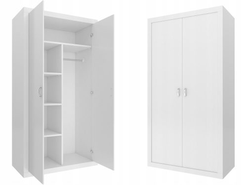  Eurotel Filip Kleiderschrank 90 x 190 x 50 cm, mehrfarbig