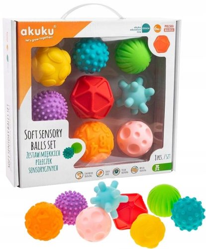  Akuku A0452 Sinnesbälle 8 Stück