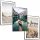 Bilder an der Wand 30 x 40 Rahmen Gemälde Poster Boho Rahmen Boot Wasser