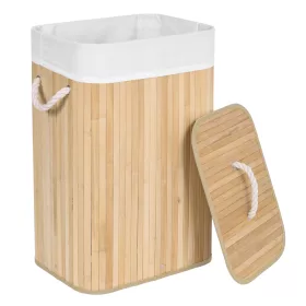    Gockowiak freistehender Wäschekorb, 80l, natur, Braun- und Beigetöne