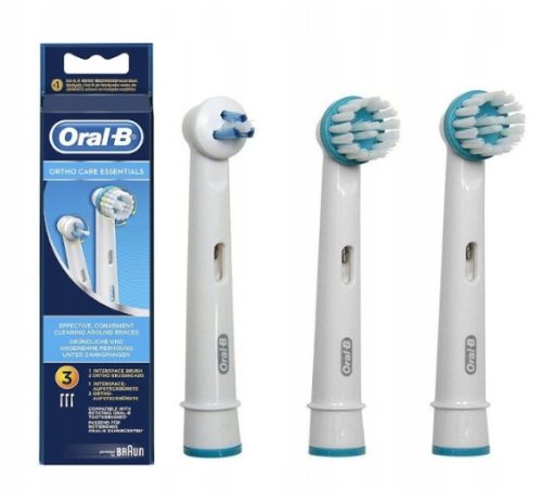  Oral-B Ortho Care Essentials Ersatzbürstenköpfe x 3