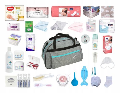  Babyausstattungsbeutel für das Neugeborene der Mutter ins Krankenhaus + HANDTUCH