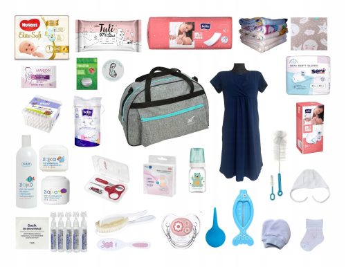  Babyausstattungstasche für das Neugeborene der Mutter ins Krankenhaus + T-Shirt