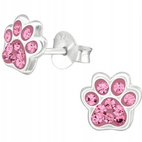 Silberne OHRRINGE für MÄDCHEN-Kinder-SILBER