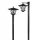  Masterled Solarlampe, schwarz, 138 cm, 1 Stk.