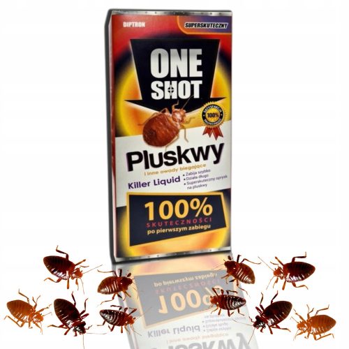  Flüssigkeit gegen Kakerlaken, Zecken, Mücken, Motten, Ameisen, Fliegen, Wespen, Spinnen, Flöhe, Wanzen, Silberfischchen One Shot 0,06 kg 50 ml