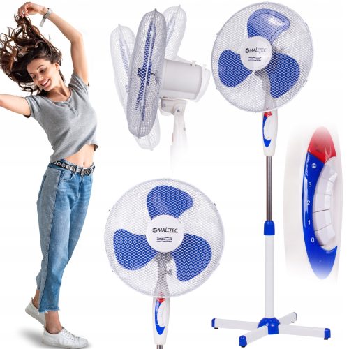  MalTec WL65 Standventilator, weiß
