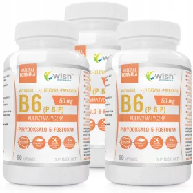   Vitamin B6 (P-5-P) 50mg + L-Leucin + Prebiotikum von WISH PHARMACEUTICAL®