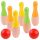 Bunter HOLZBOWLING für Kinderbälle SP0668