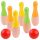 Bunter HOLZBOWLING für Kinderbälle SP0668
