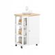  SoBuy weißer Küchenschrank 60 x 40 x 90 cm, Frontfarbe: Weiß