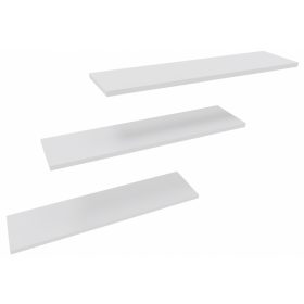  Marand Laminatbrettregal 80 x 15 cm weiß