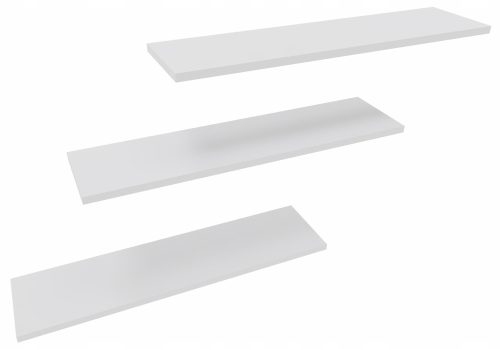  Marand Laminatbrettregal 80 x 15 cm weiß