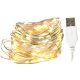  DRAHT-LAMPEN 100 LEDs für USB, Länge 10 m