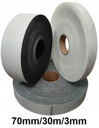 Akustisches FILZband 3 mm 30 m für 70 mm Profile