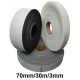Akustisches FILZband 3 mm 30 m für 70 mm Profile