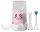  Heelly Kinder-Schallzahnbürste Pink Kitty 4 Köpfe 360
