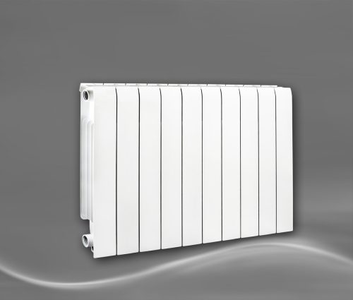 Faral 1169 W weißer Aluminiumheizkörper 800 x 580 x 95 mm – seitlicher Anschluss